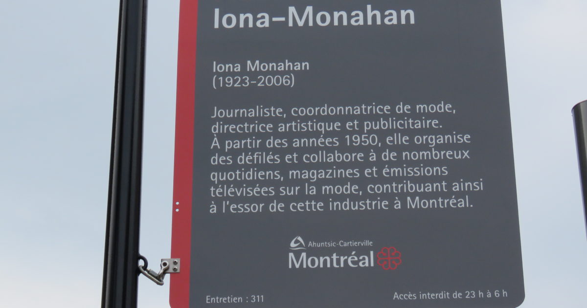 Place iona-monahan district de St-Sulpice d'Ahuntsic-Cartierville