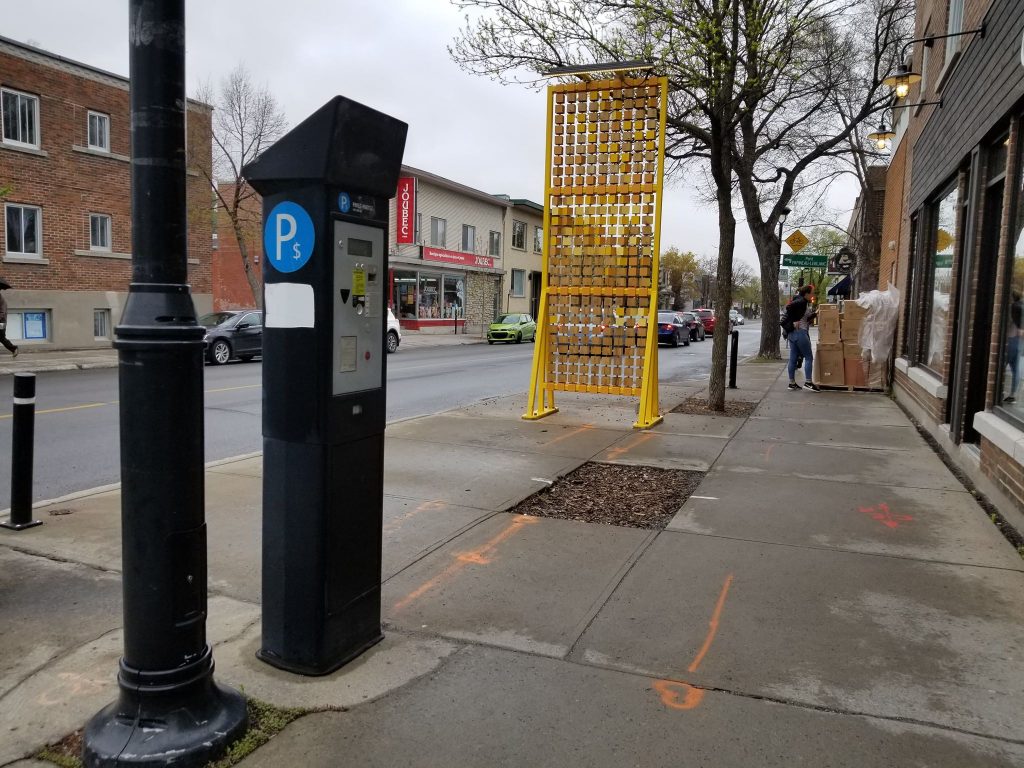 Parcomètre stationnement Ahuntsic-Cartierville