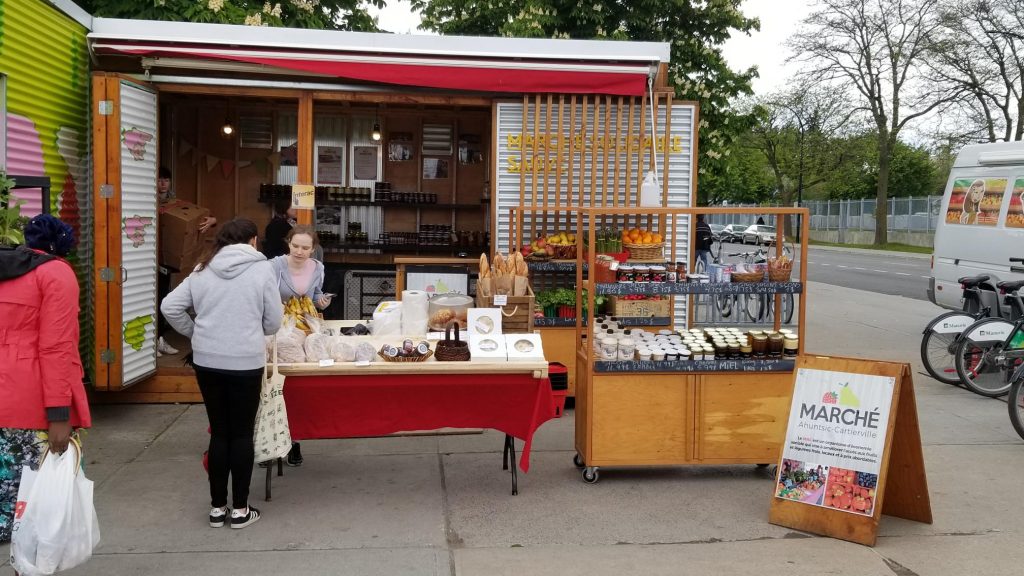 Marché station Sauvé budget participatif 