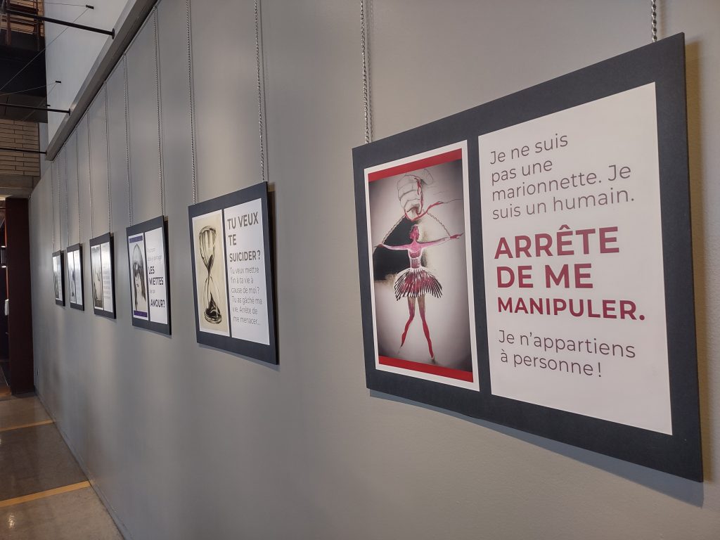 Exposition de dessins sur la violence faite aux femmes