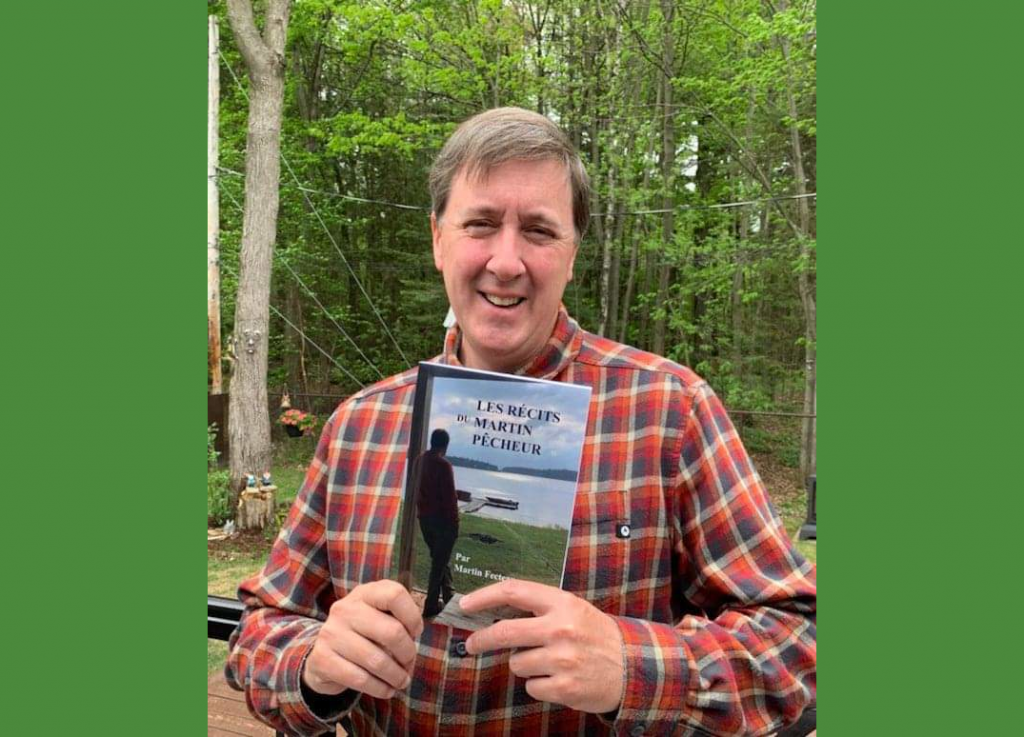 Martin Fecteau et son livre