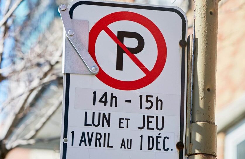 Stationnement interdit au printemps