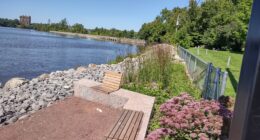 Promenade du Sault, terrain de Fort-Lorette