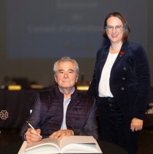 Leonardo Fiore Conseil arrondissement livre d'or