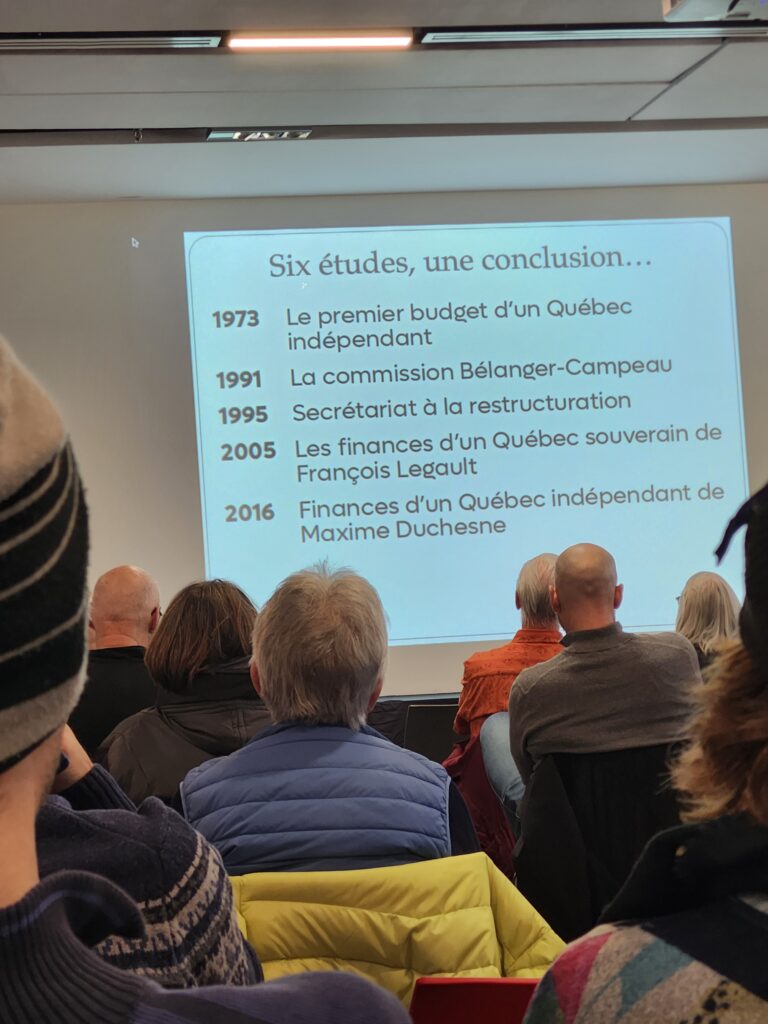 6 études ont conforté l'idée qu'un Québec indépendant