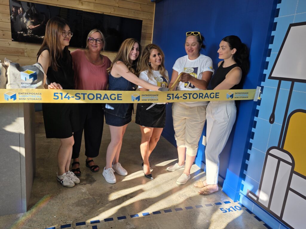 Mini-entrepôt pour les femmes inauguration 