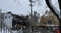 Le 745 Crémazie Est en cours de démolition