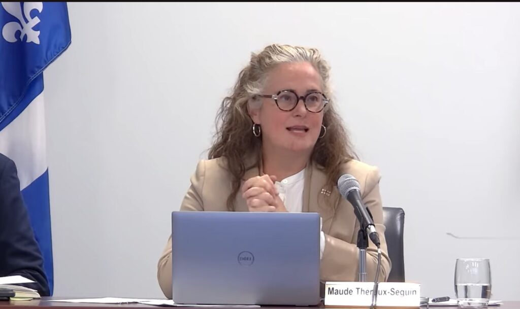 Maude Théroux-Séguin mairesse d'Ahuntsic-Cartierville