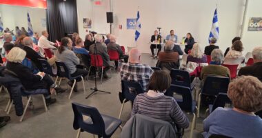 Conférence politique d'immigration du Parti québécois Collège Ahuntsic.