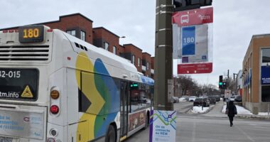 Autobus STM ligne 180