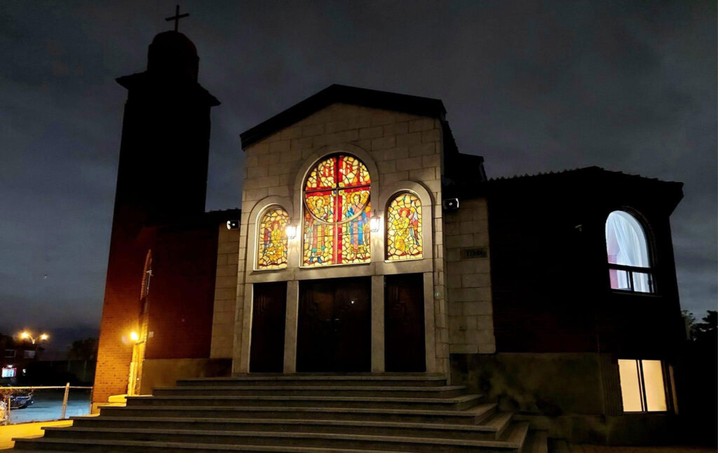 L’église des Archanges Michel et Gabriel, sur l’avenue Élie-Blanchard,